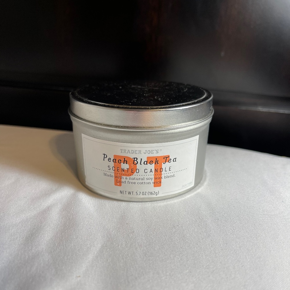 Trader Joe’s Peach Black Tea Candle